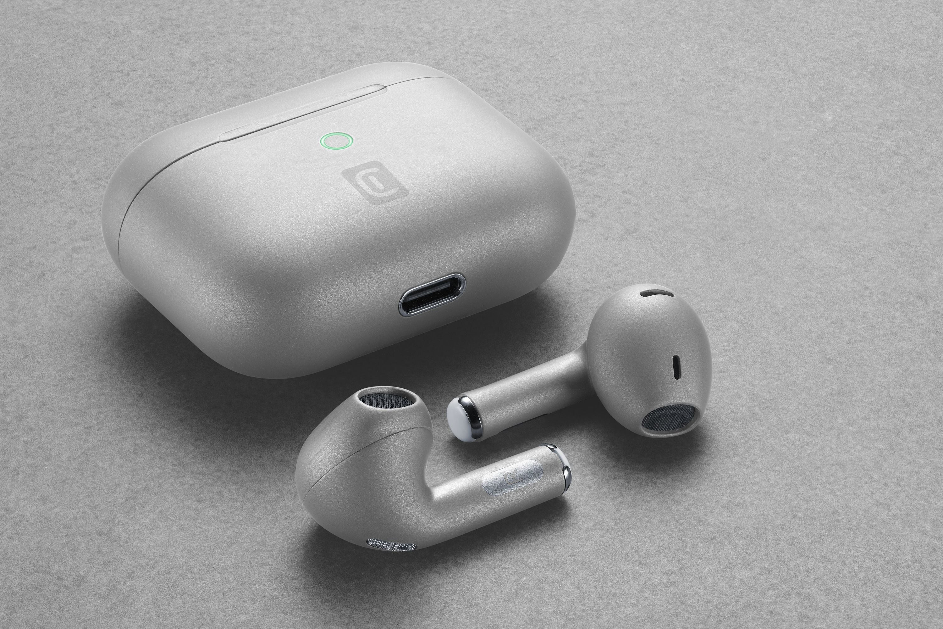 Bluetooth Earphones Crystal Grey Banner