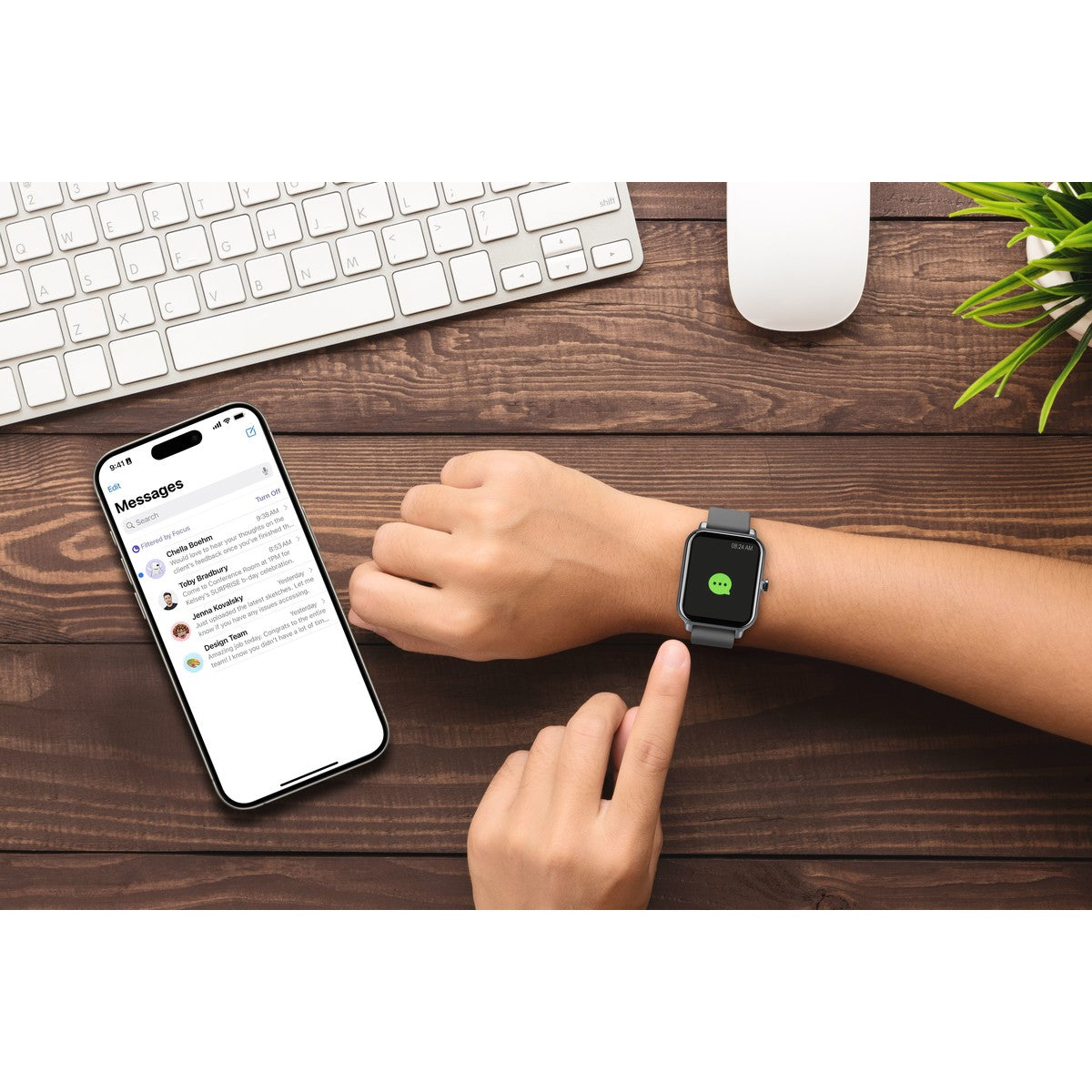 Ion, montre connectée Bluetooth