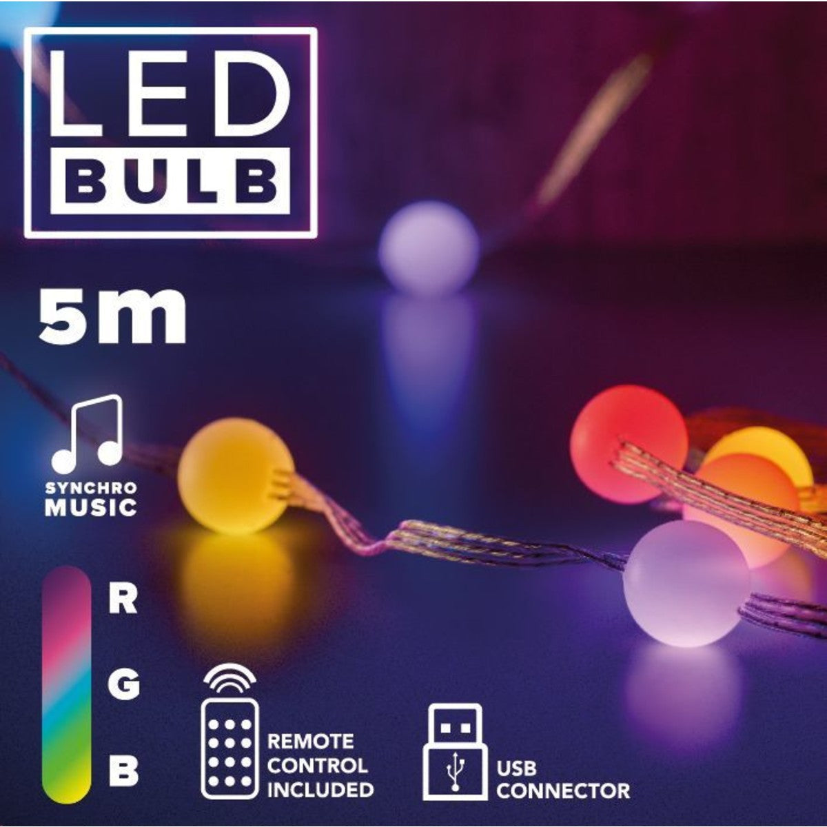 Ampoule LED : 5m