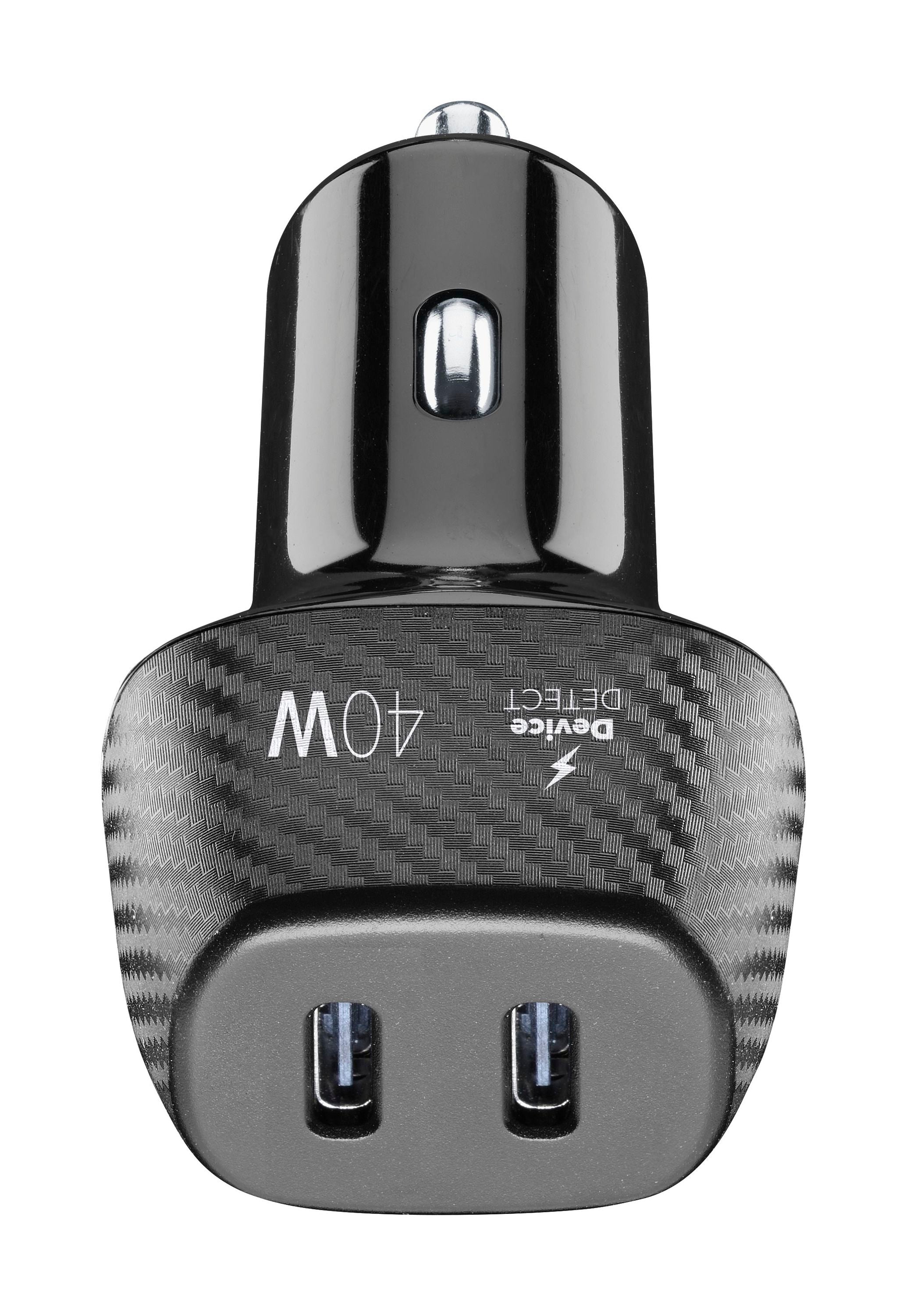 Car charger with 2 USB-C ports