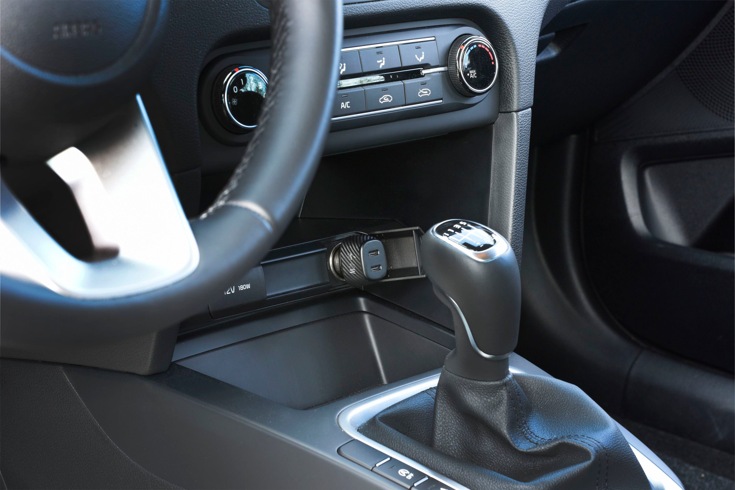 Car charger with 2 USB-C ports