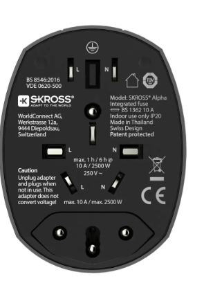 Alpha by SKROSS® World Adapter Premium