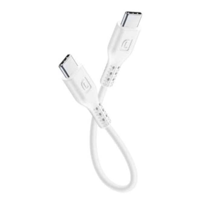 Câble data - USB-C à USB-C 15cm, blanc