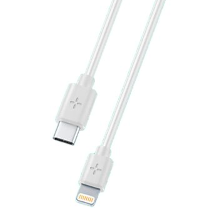 USB-C to Lightening cable for charging and data transfer