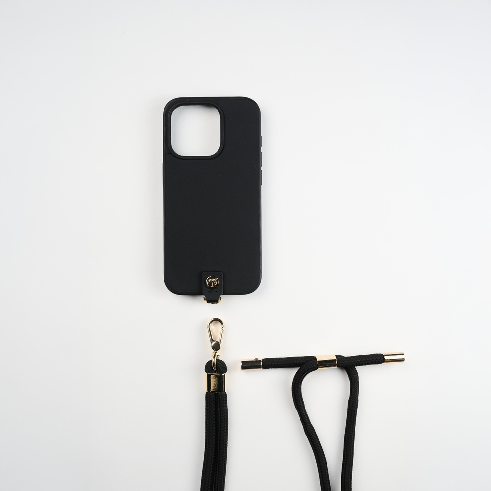 Elegante custodia protettiva per smartphone con tracolla 