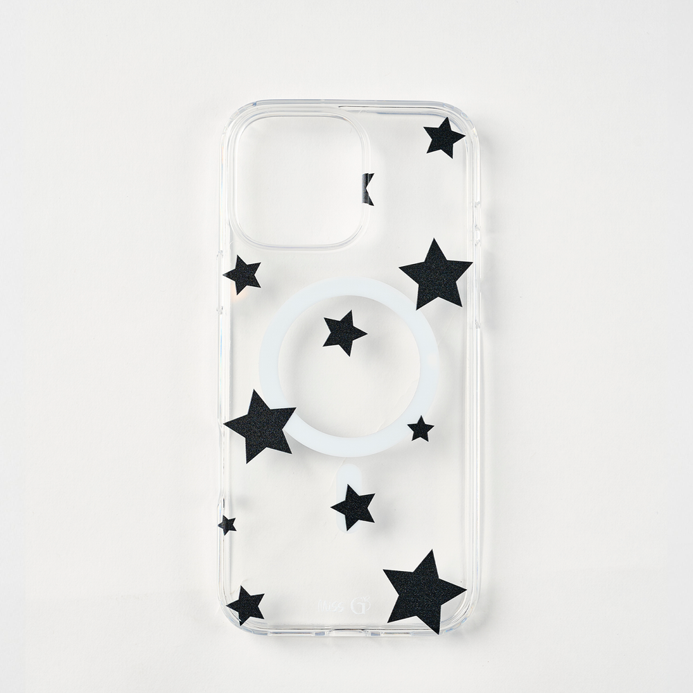 Coque Magsafe motif étoiles noires