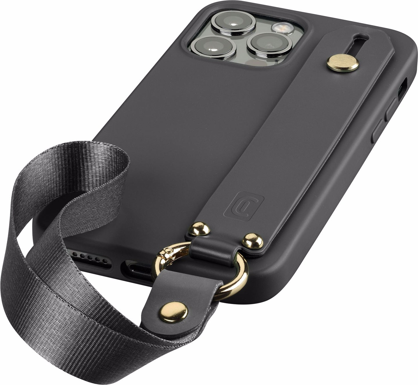 Case with adjustable strap and lanyard