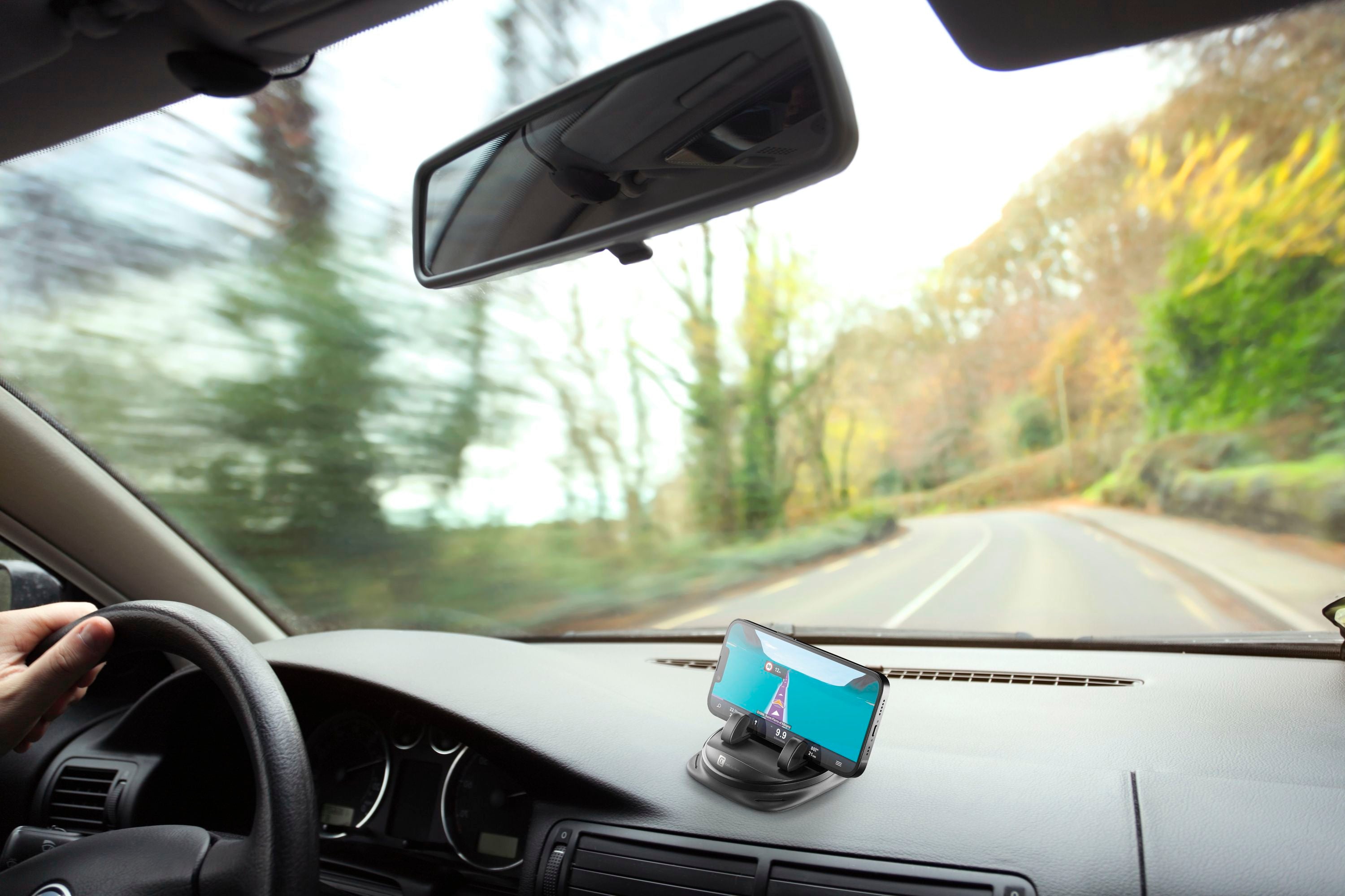 Rotating car phone holder