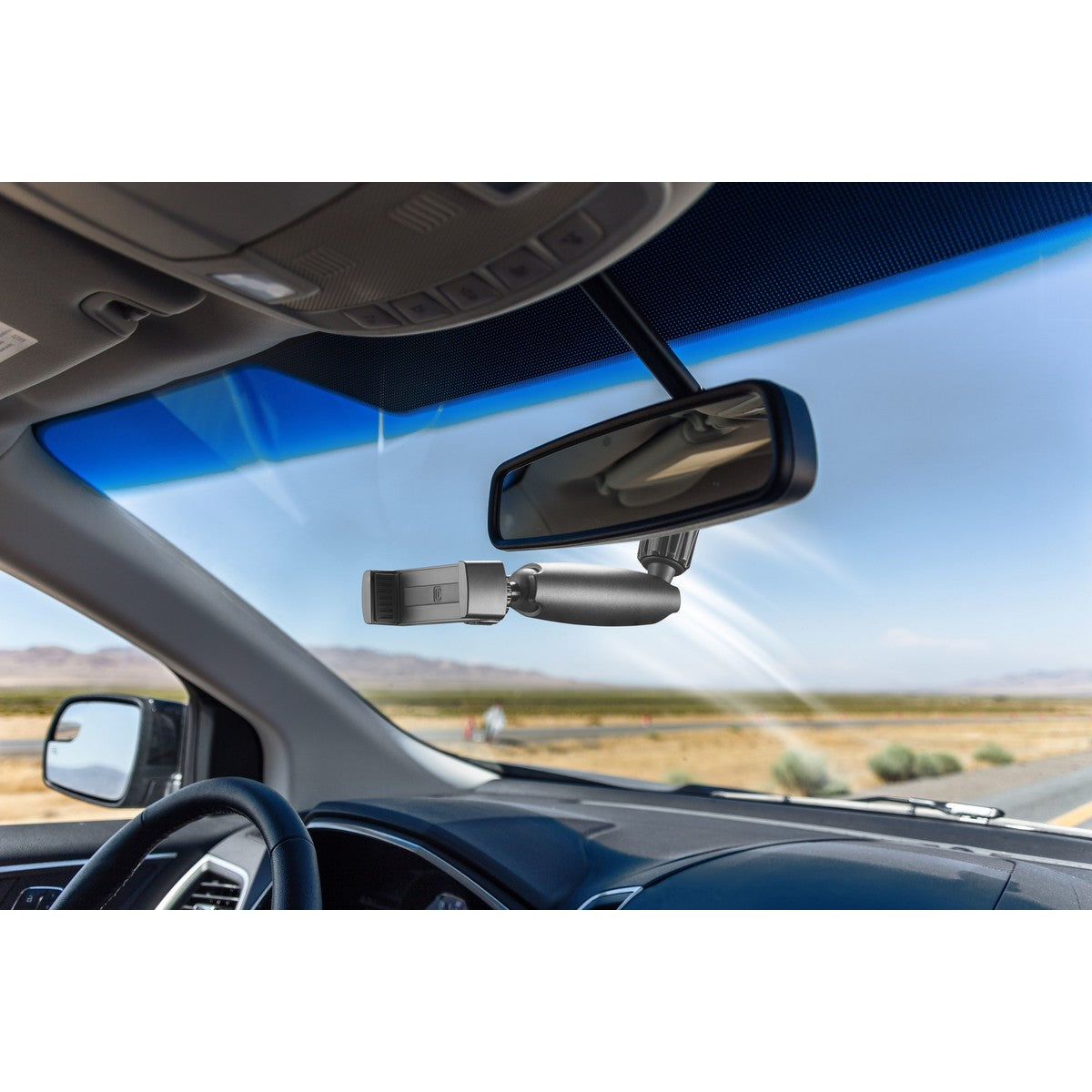 Spin Mirror Car phone holder