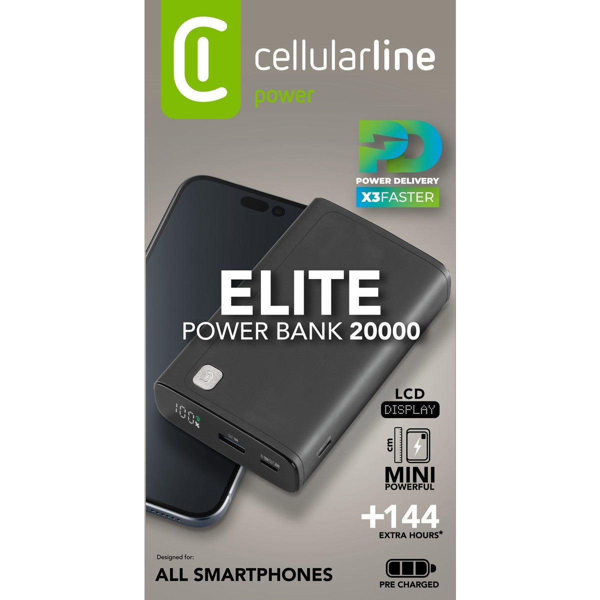 Elite, Portable Charger 20000mAh