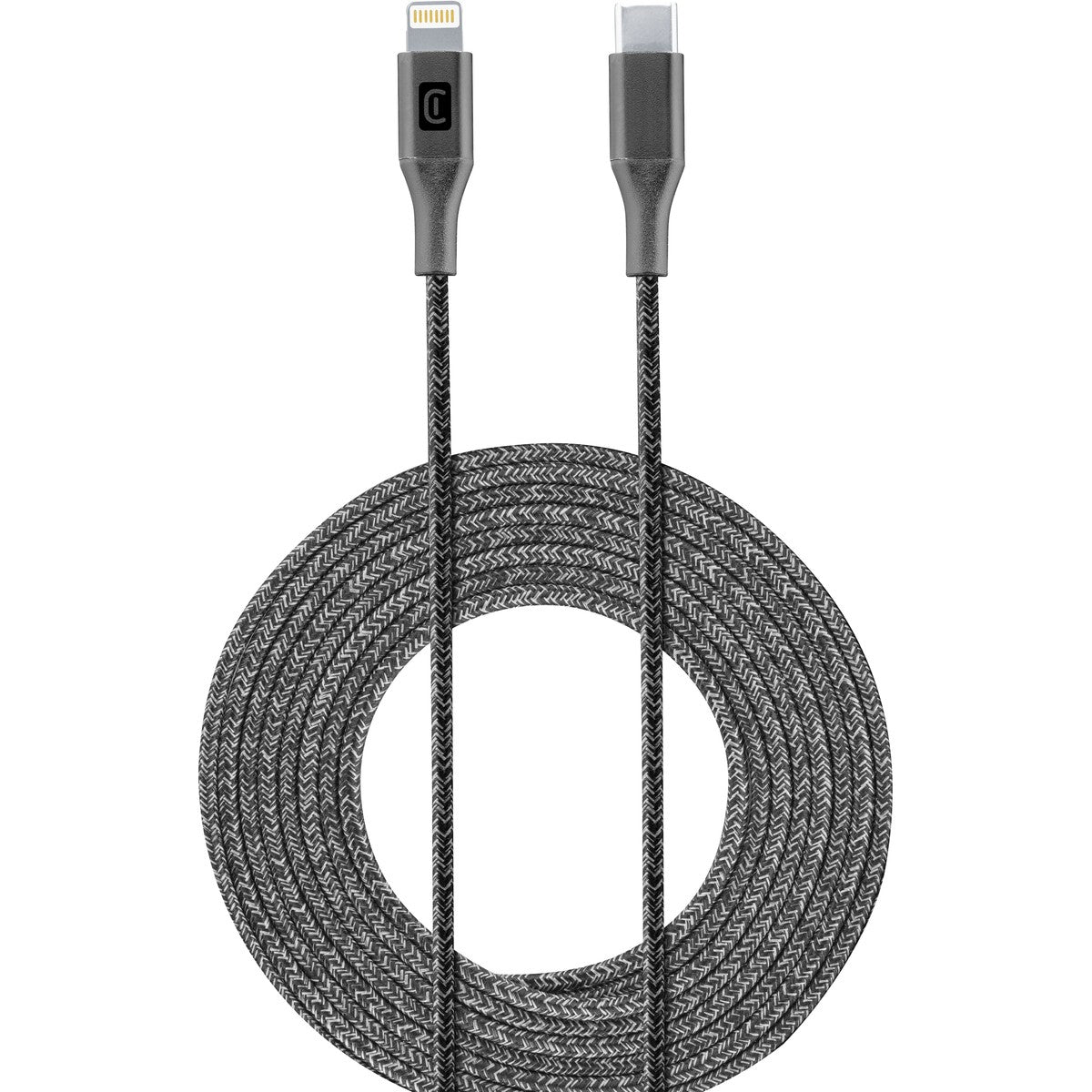 USB-C zu Lightning Kabel, 2,5m, schwarz