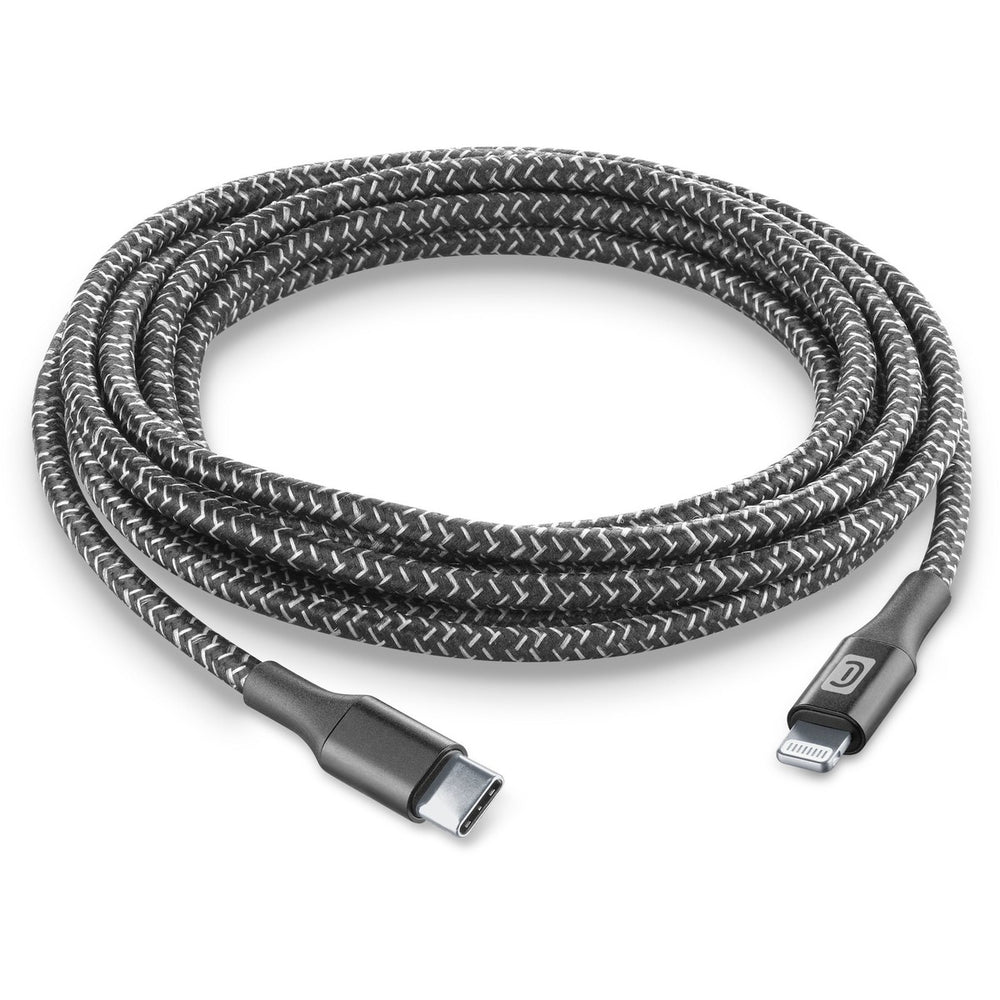 Câble USB-C à Lightning, 2,5 m, noir