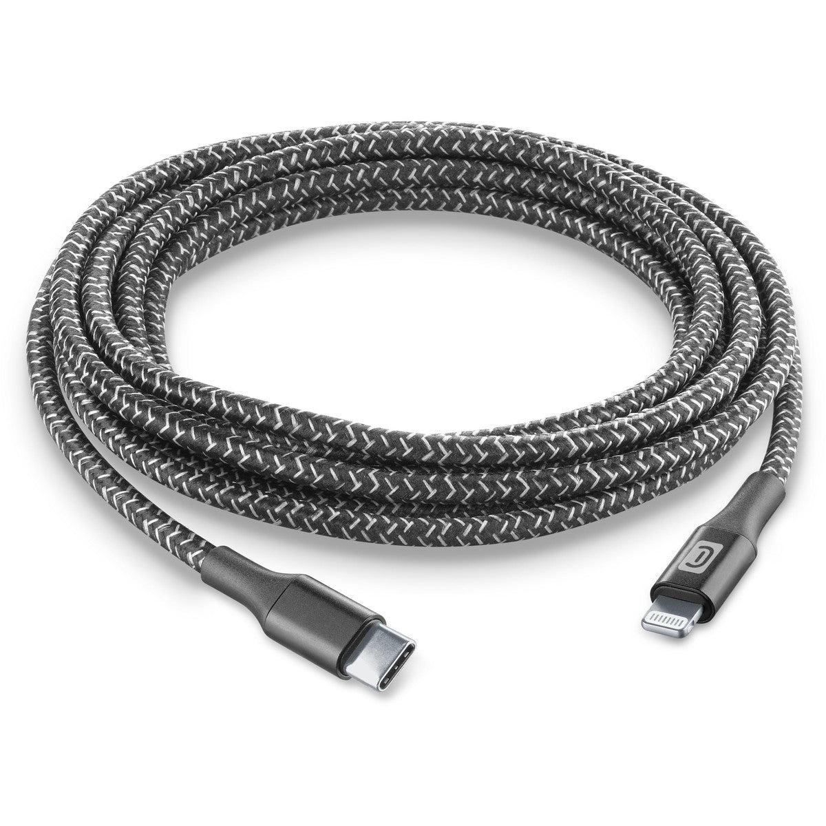 USB-C zu Lightning Kabel, 2,5m, schwarz