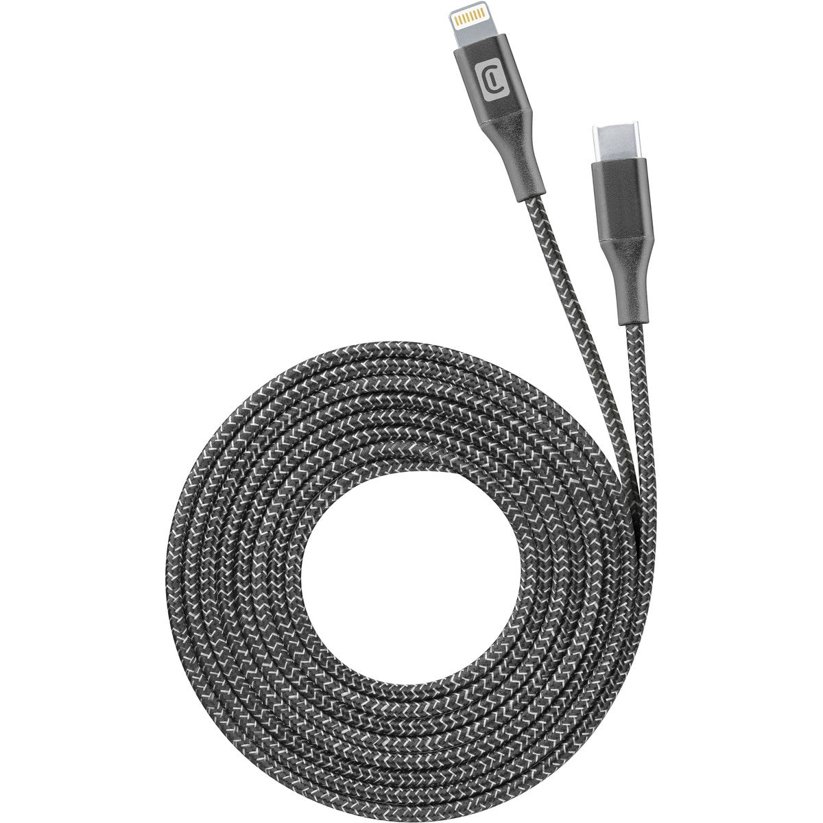 USB-C zu Lightning Kabel, 2,5m, schwarz