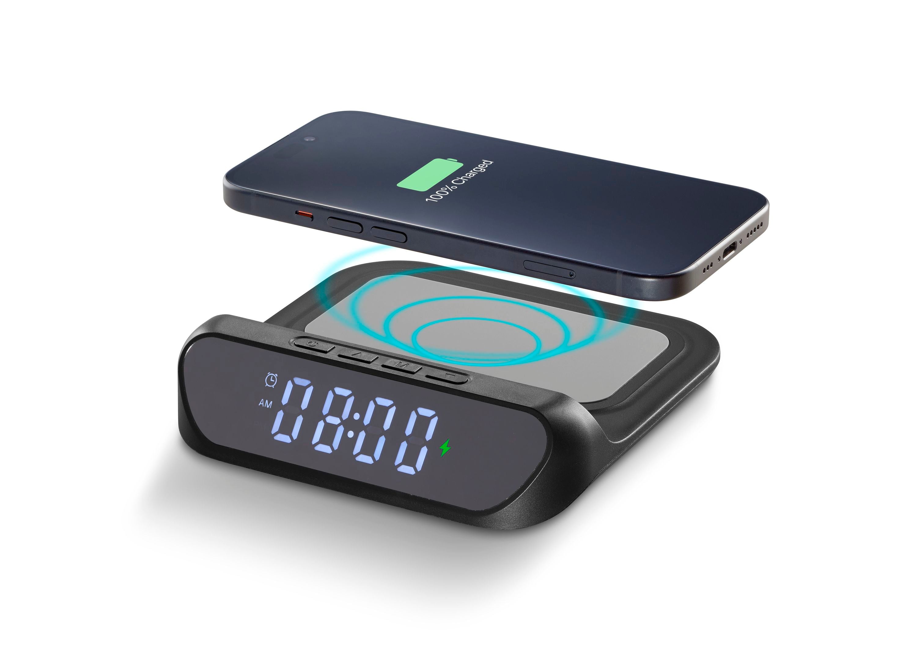 Wireless charging clock