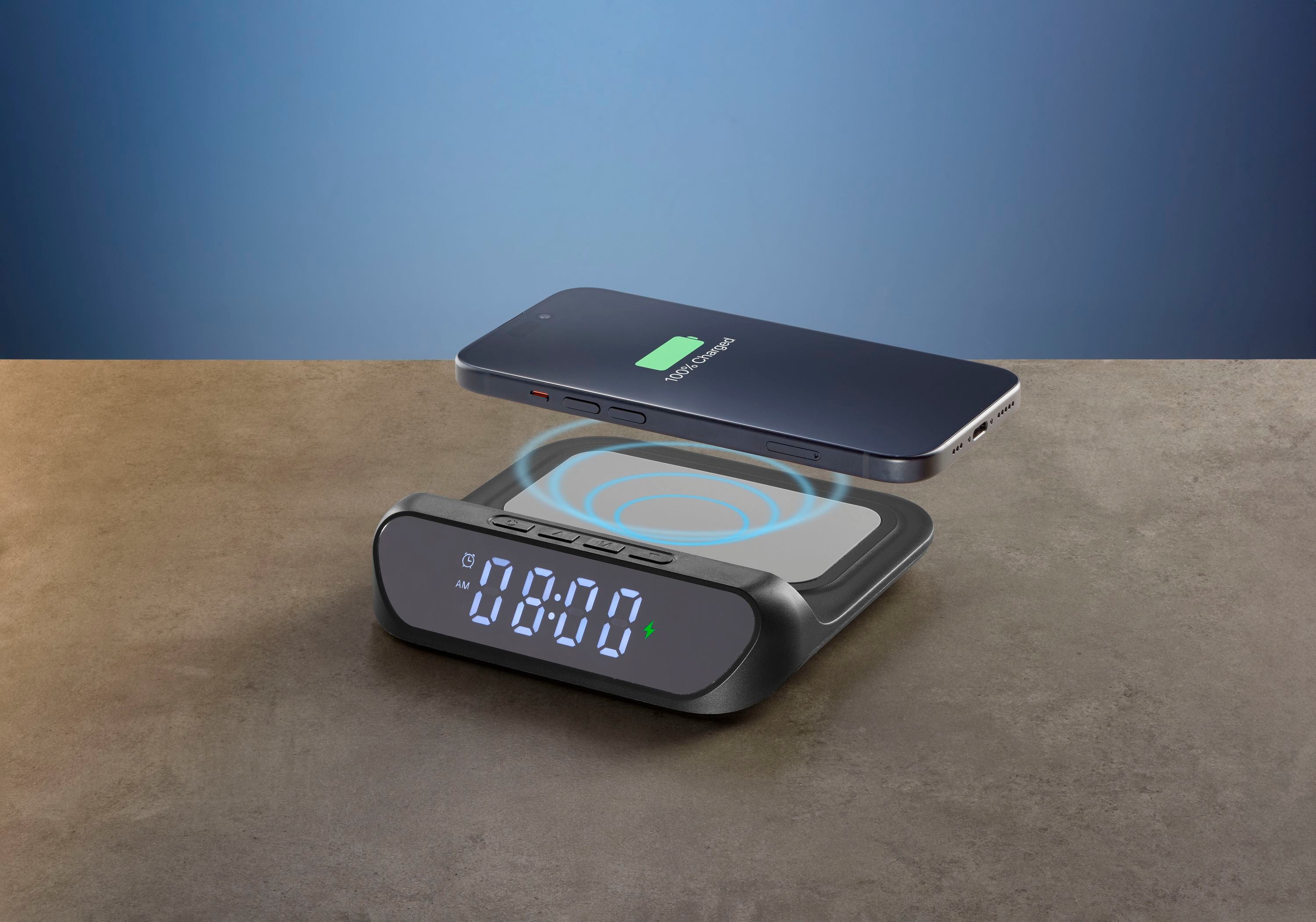 Wireless charging clock