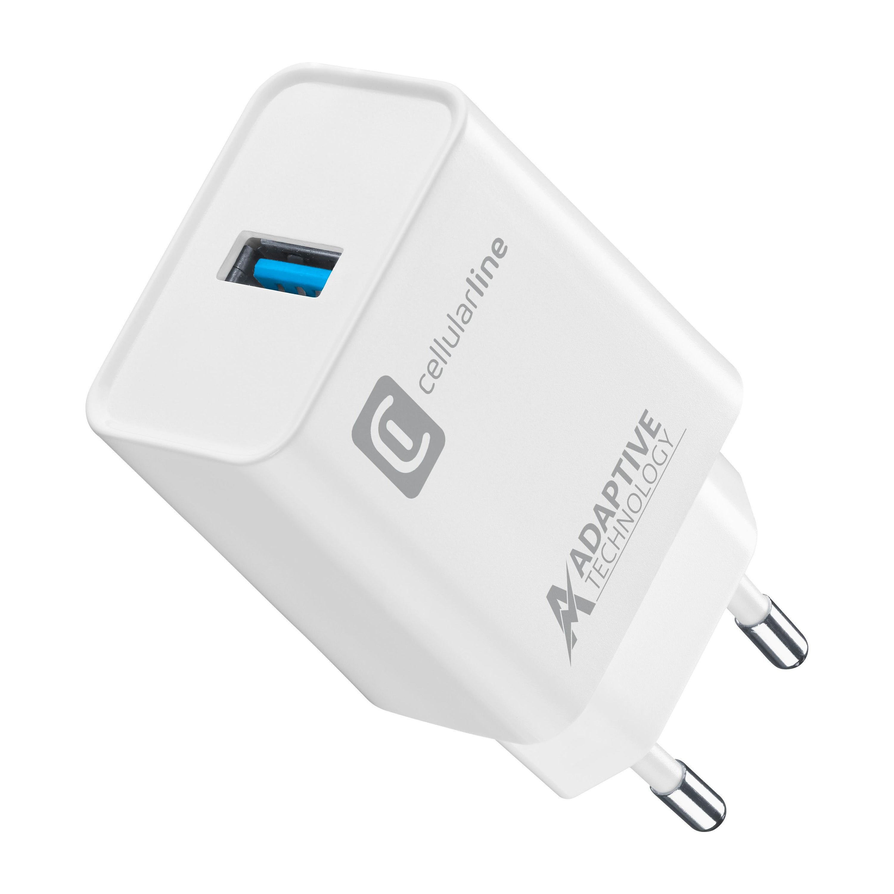 Cellularline USB Adaptive Fast Charger 15W